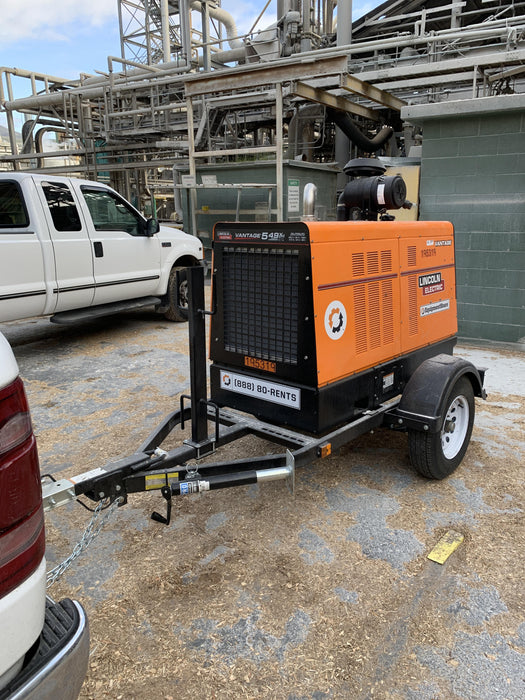 2021 Lincoln Electric Vantage 549X Ready Pak 3, ORANGE (includes trailer, cable rack, fender light kit)