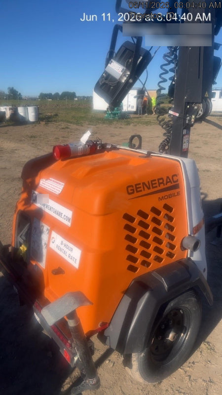 2023 Generac MLT2 Diesel, Flex Switch 120V Input, Powerzone Controller, (4) 320W LED Lights, 4kW Generator, 39.9 Gal Fuel Tank, 2" Ball, T3