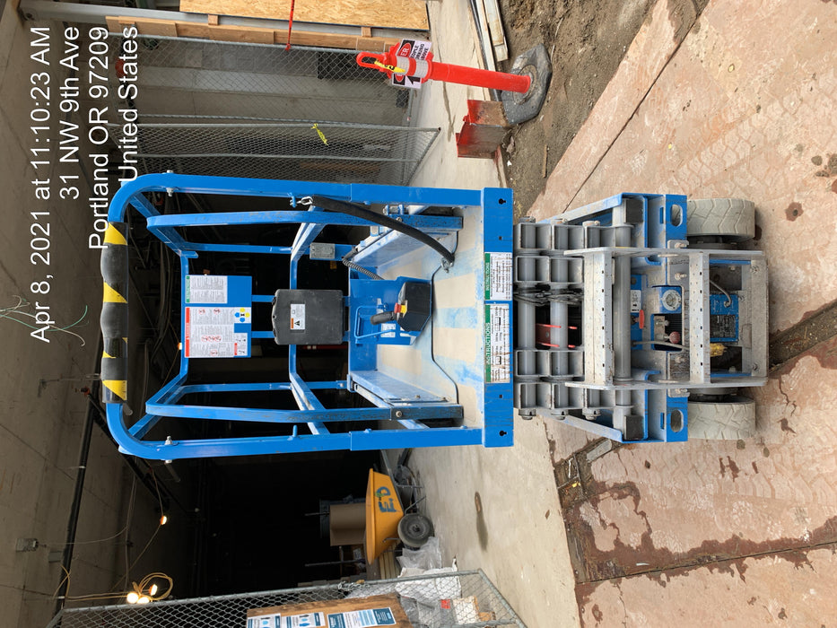 2020 Genie GS-1930 Fixed rails with chain entry gate - Pre A92.20, 800W Inverter