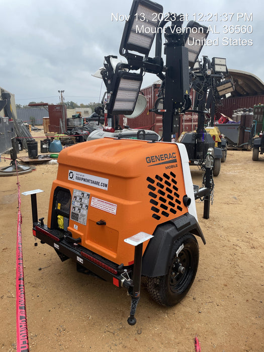 2023 Generac MLT2 Diesel, Flex Switch 120V Input, Powerzone Controller, 
(4) 320W LED Lights, 4kW Generator, 39.9 Gal Fuel Tank, 2" Ball, T3