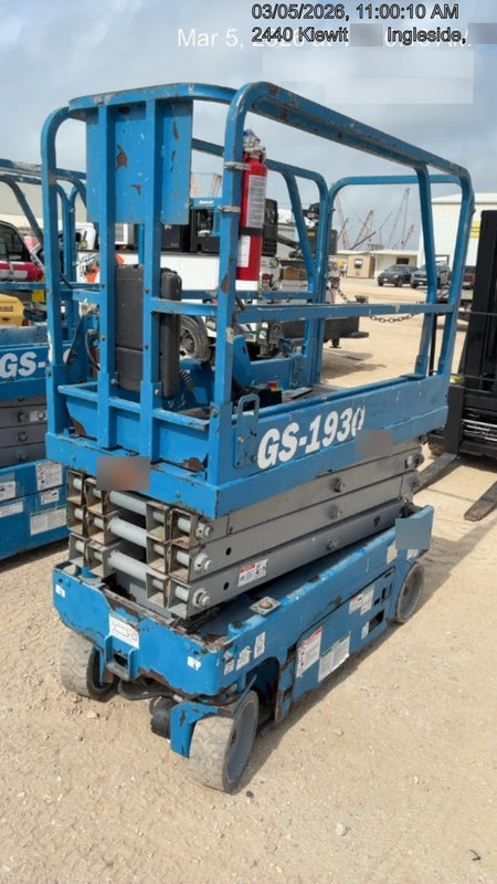 2018 Genie GS-1930 Genie GS-1930 Scissor Lift w/Standard Options