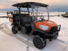 2021 Kubota RTV-X1140W-H Plastic Canopy, Windshield Acrylic Clear, LED Strobe Light, Wire Harness Kit, Back up Alarm