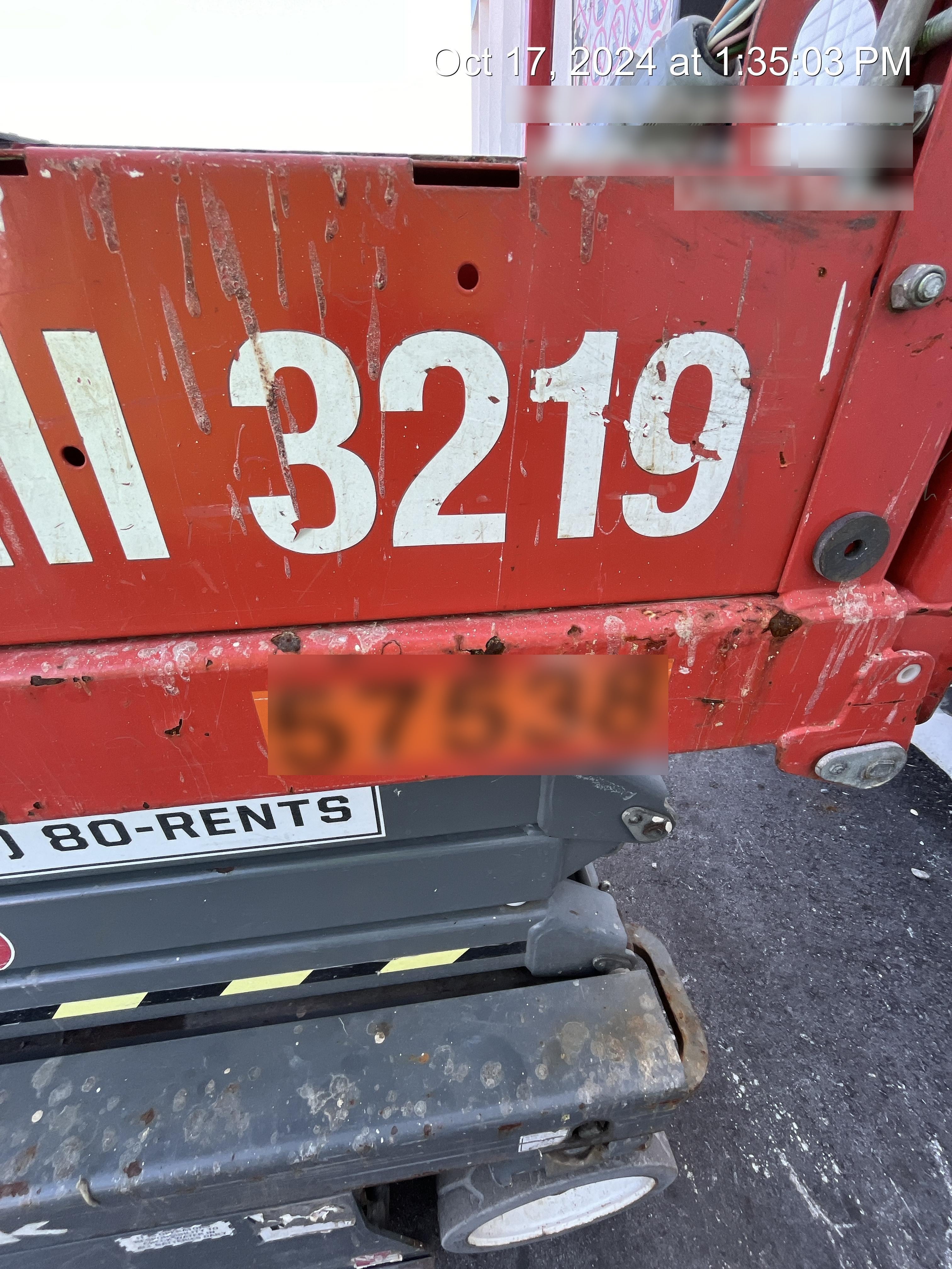2016 Skyjack SJIII-3219 Standard Rental Specs