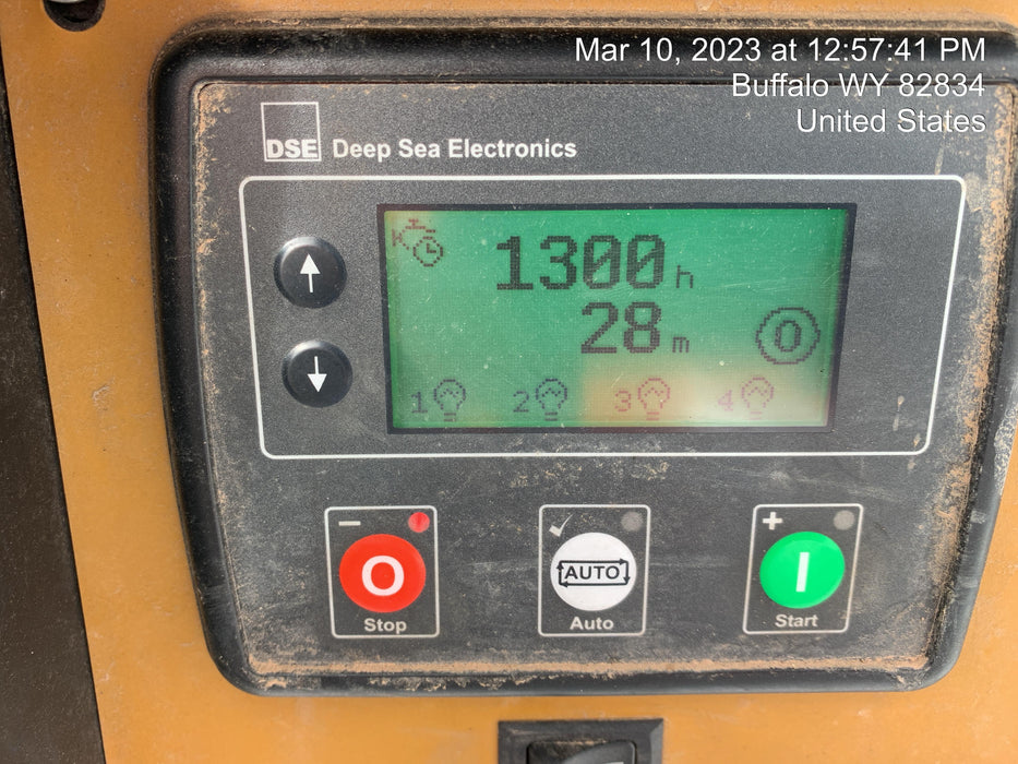 2022 Allmand NLV3GR (4) LED Light Fixture 350W, 23' Vertical Mast, 3kW Prime, Towable, ES Decals, T3 no