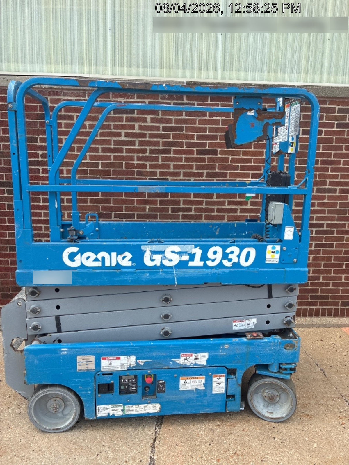 2018 Genie GS-1930 Genie GS-1930 w/Fixed Rail, Chain Entry