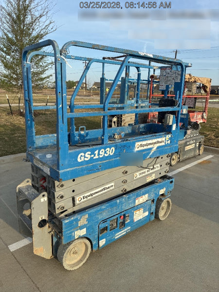 2019 Genie GS-1930 Fixed Rails with Chain Entry