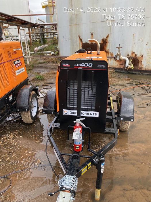 2022 Lincoln Electric LE400 Kubota V1505, Trlr, Cable Rack, Light Kit, ES Decals, T3