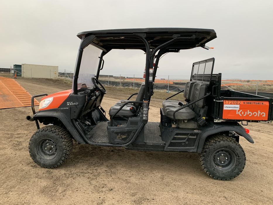 2022 Kubota RTV-X1140W-H Plastic Canopy, Windshield Acrylic Clear, LED Strobe Light, Wire Harness Kit, Back up Alarm