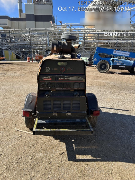 2021 Lincoln Electric Vantage 549X Ready Pak 3, ORANGE (includes trailer, cable rack, fender light kit)