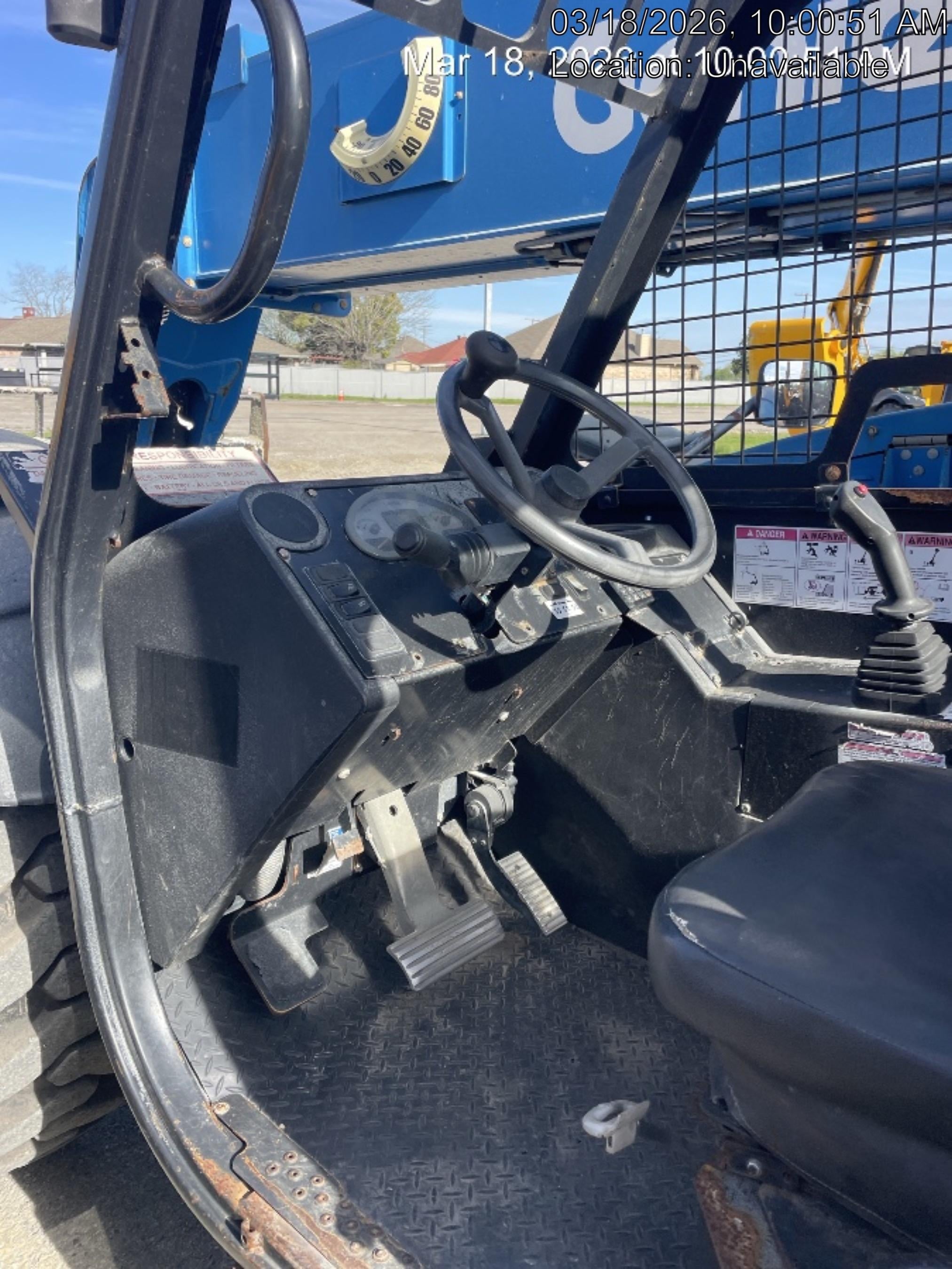 2017 Genie GTH-844 Genie GTH-844, Solid Tires, 60" carriage/forks, Open ROPS, Work Lights