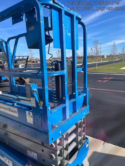 2019 Genie GS-1930 Fixed Rails with Chain Entry