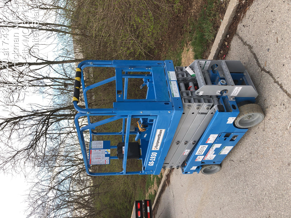 2020 Genie GS-1930 Solid Non Marking Tires, Beacon, Folding rails with half height swing gate