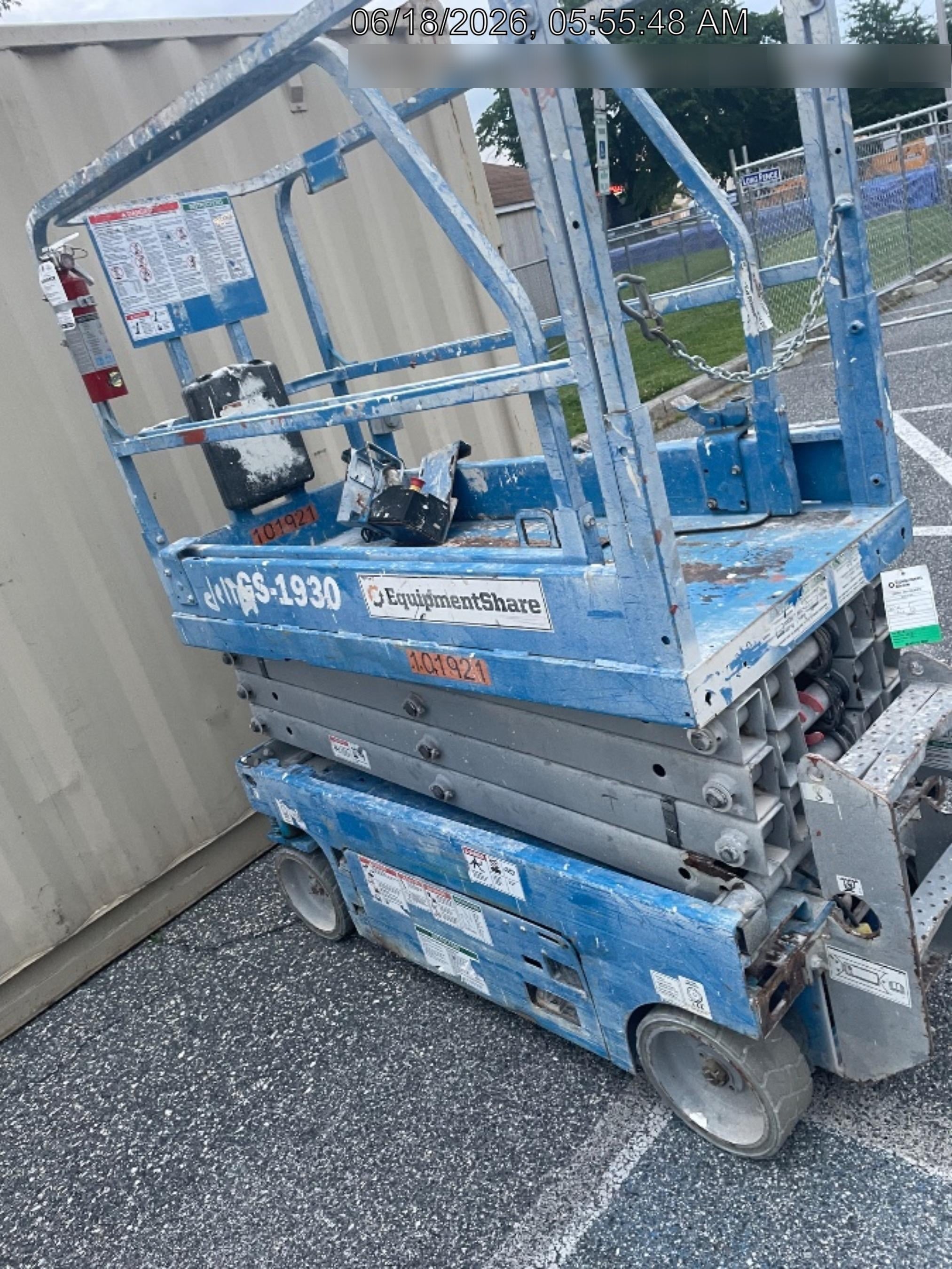 2020 Genie GS-1930 Fixed rails with chain entry gate - Pre A92.20
