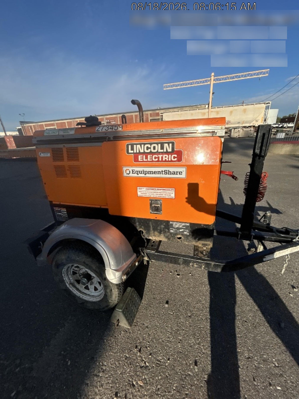 2022 Lincoln Electric LE400 Kubota V1505, Trlr, Cable Rack, Light Kit, ES Decals, T3