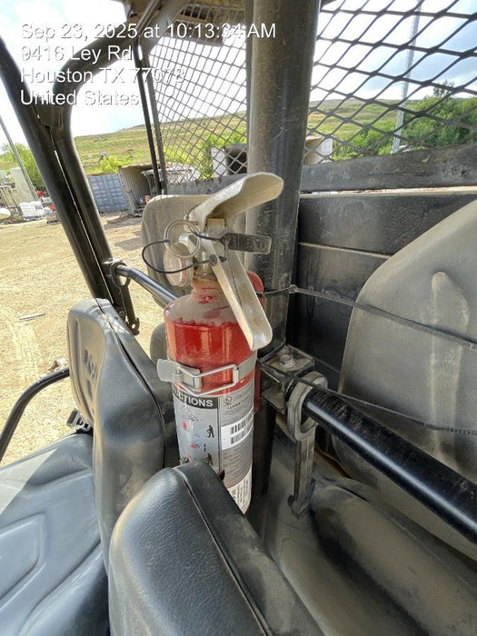 2021 Kubota RTV-X1140W-H Plastic Canopy, Windshield Acrylic Clear, LED Strobe Light, Wire Harness Kit, Back up Alarm