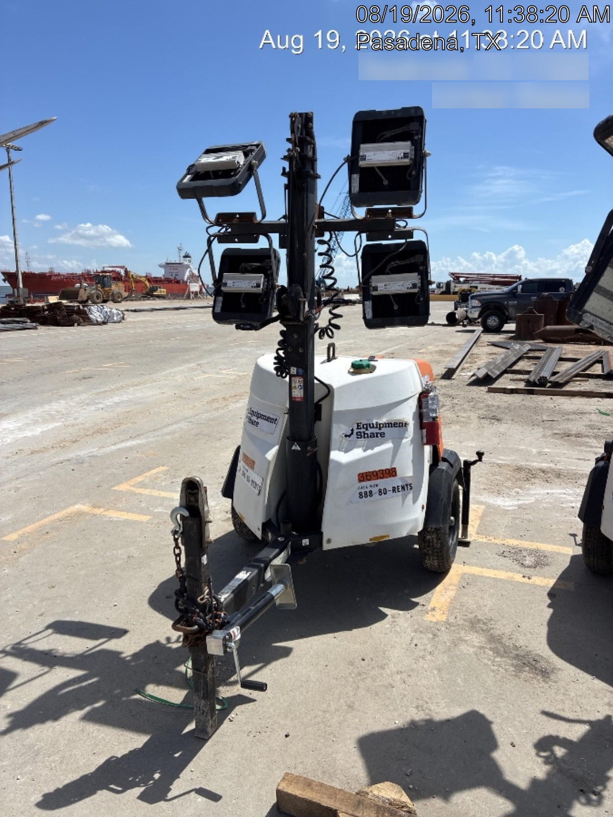 2023 Generac MLT2 Diesel, Flex Switch 120V Input, Powerzone Controller, 
(4) 320W LED Lights, 4kW Generator, 39.9 Gal Fuel Tank, 2" Ball, T3