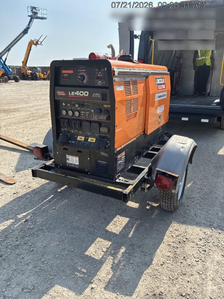 2022 Lincoln Electric LE400 Kubota V1505, Trlr, Cable Rack, Light Kit, ES Decals, T3