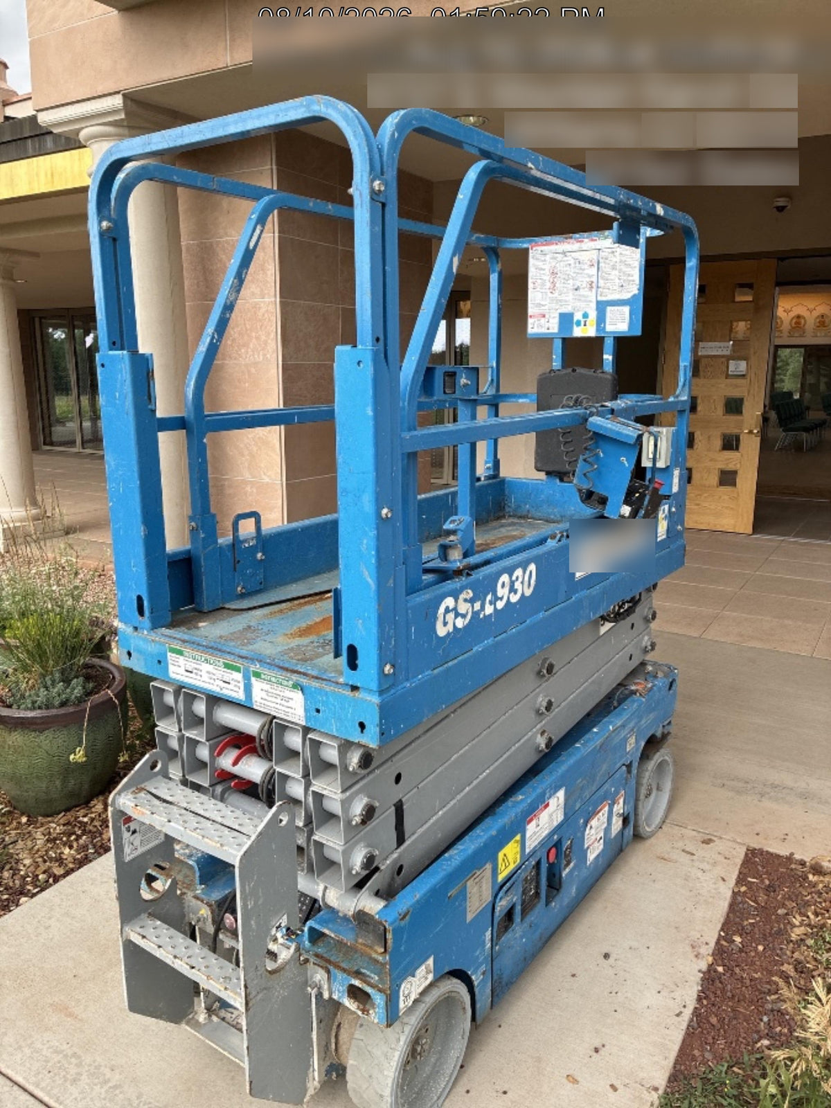 2019 Genie GS-1930 Half Height Swing Gate, 800W Inverter