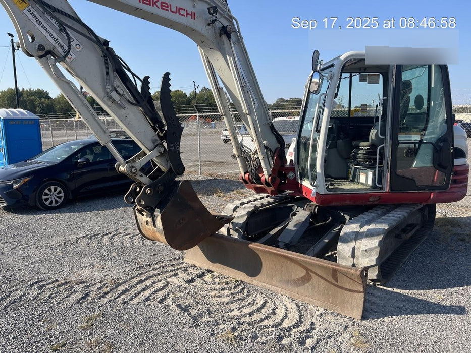 2019 Takeuchi TB290 Takeuchi TB290 Cab/Heat/AC w/Rubber Tracks, Auxiliary Hydraulics, Dozer Blade, Manual QC, 18/24/36" Buckets, Hydraulic Thumb Installed