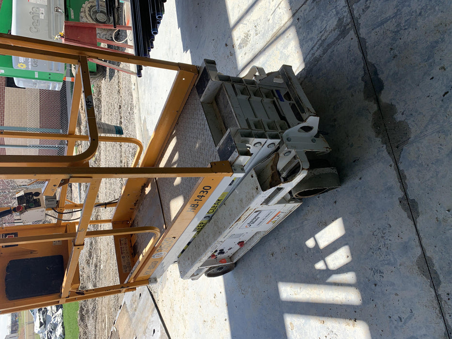 Custom Equipment HB-1430 Hy-Brid Scissor Lift
Platform capacity up to 670 lbs
Working height up to 20 ft
Weighs under 1,700 lbs
Non-marking wheels