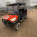 2022 Kubota RTV-X1140W-H Plastic Canopy, Windshield Acrylic Clear, LED Strobe Light, Wire Harness Kit, Back up Alarm