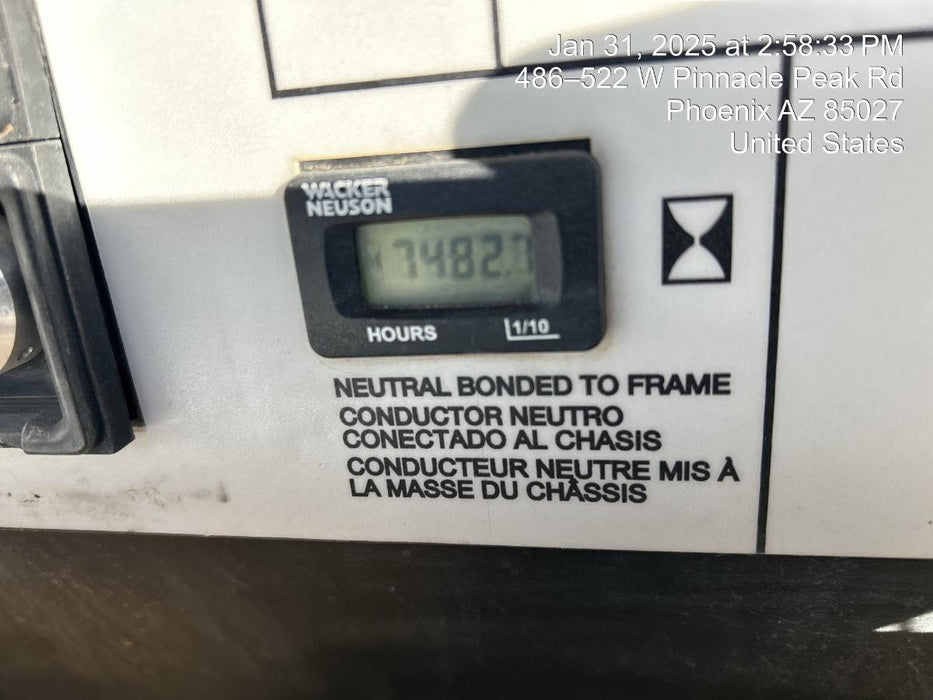 2019 Wacker Neuson LTV6L-MH Wacker Neuson LTV6L Mobile Light Tower w/Fuel Level Sensor Installed