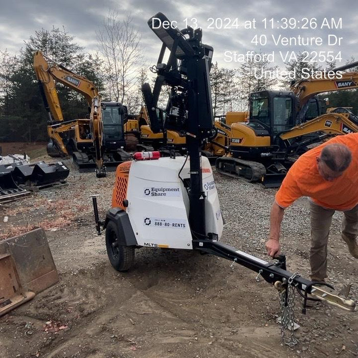 2023 Generac MLT2 Diesel, Flex Switch 120V Input, Powerzone Controller, (4) 320W LED Lights, 4kW Generator, 39.9 Gal Fuel Tank, 2" Ball, T3