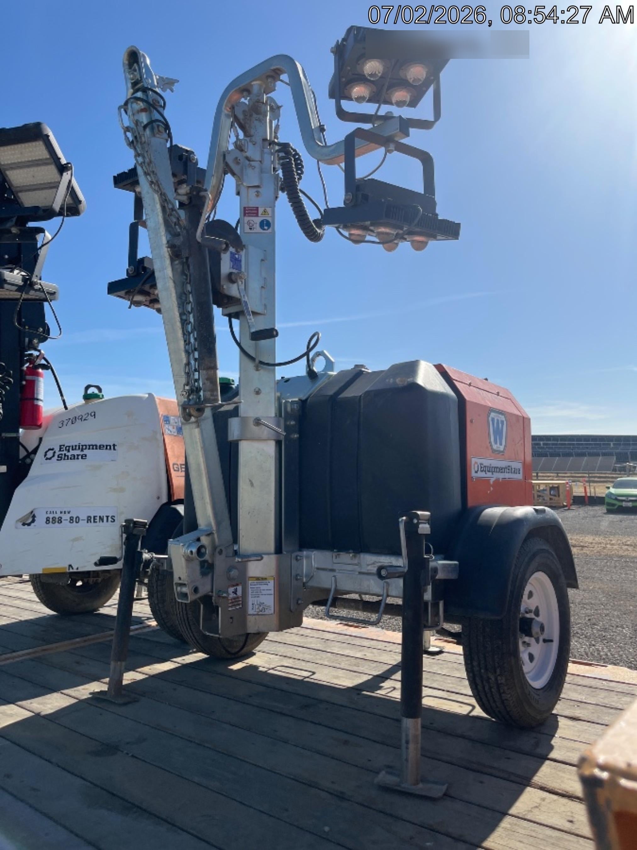 2024 Wanco WLTT-4MM4K Diesel, Deep Sea Controller, Shore Power Plug, Auto Start, (4) 350W LED Floodlights, 4kW Generator, 60 Gal Fuel Tank, 2" Ball, T3