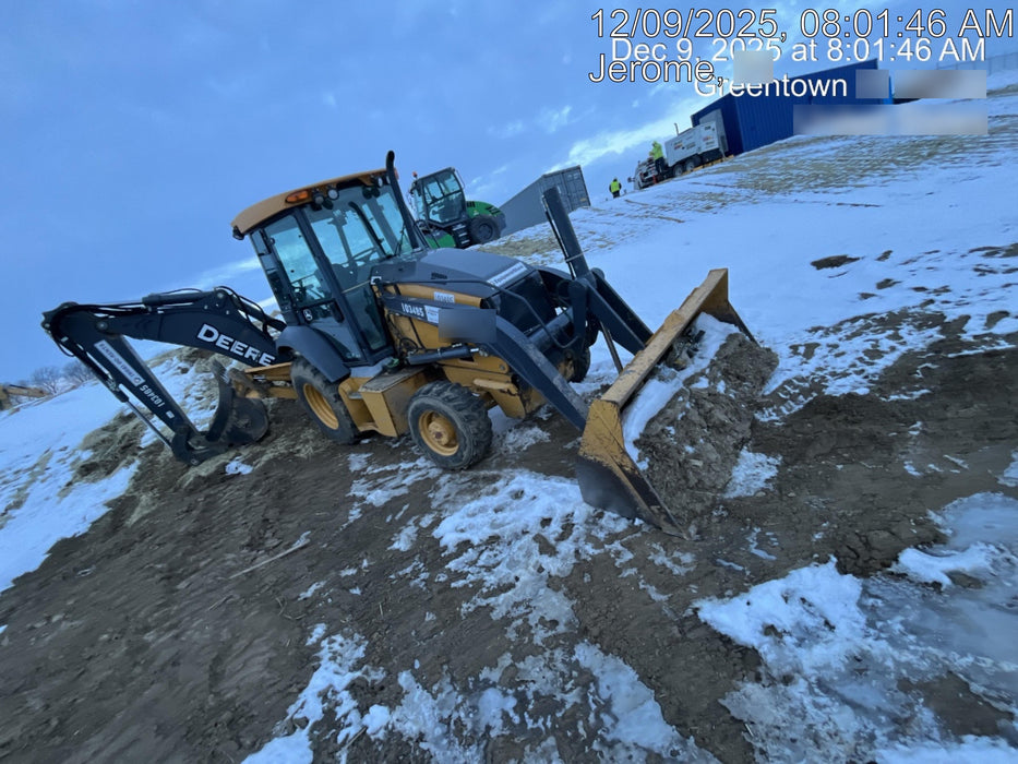 2020 John Deere 310LEP Cab/Heat/Air, 4WD, Standard Stick, Pilot Controls, 2 Way Hydraulics, TAG Manual QC