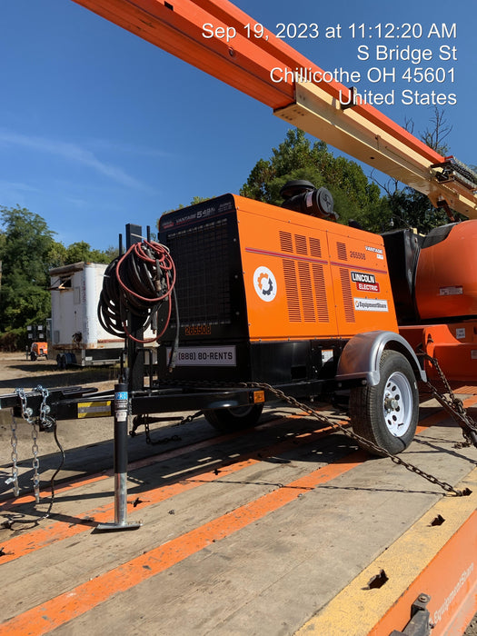 2022 Lincoln Electric Vantage 549X Crosslink Technology, Trailer Mounted, ES Decals, T3