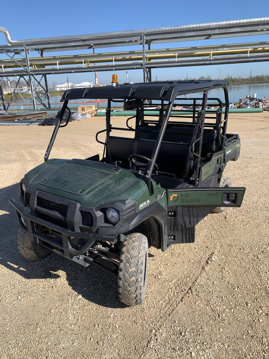 Kawasaki Mule PRO-DXT Standard Options, Backup Alarm, Beacon, Plastic Hard Top, Poly Windshield, Horn Kit