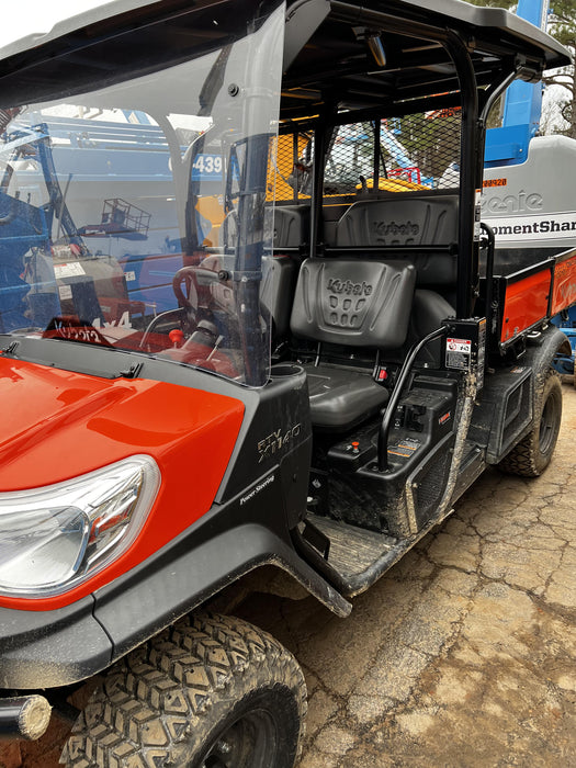 2021 Kubota RTV-X1140W-H Plastic Canopy, Windshield Acrylic Clear, LED Strobe Light, Wire Harness Kit, Back up Alarm