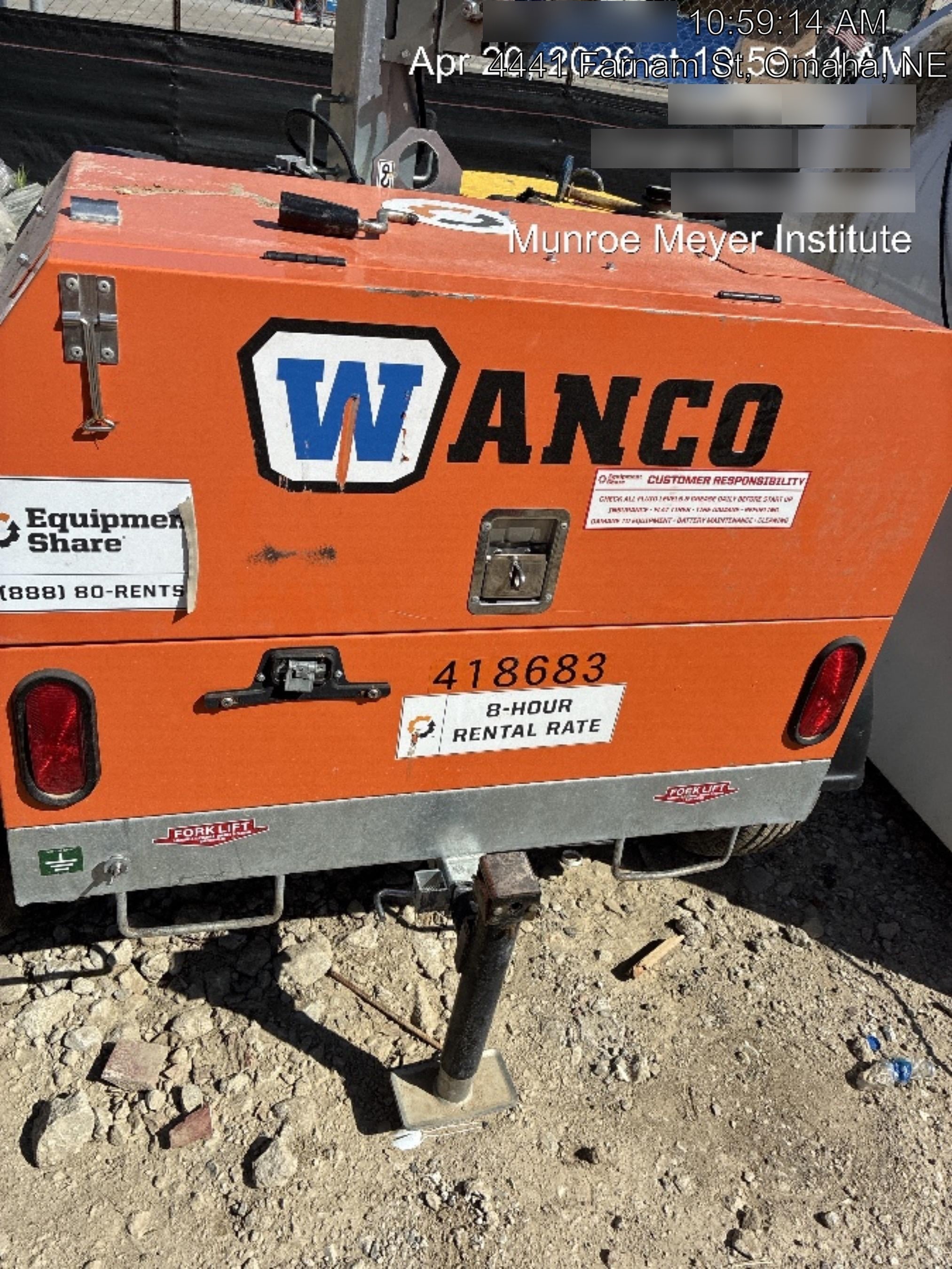 2024 Wanco WLTT-4MM4K Diesel, Deep Sea Controller, Shore Power Plug, Auto Start, (4) 350W LED Floodlights, 4kW Generator, 60 Gal Fuel Tank, 2" Ball, T3