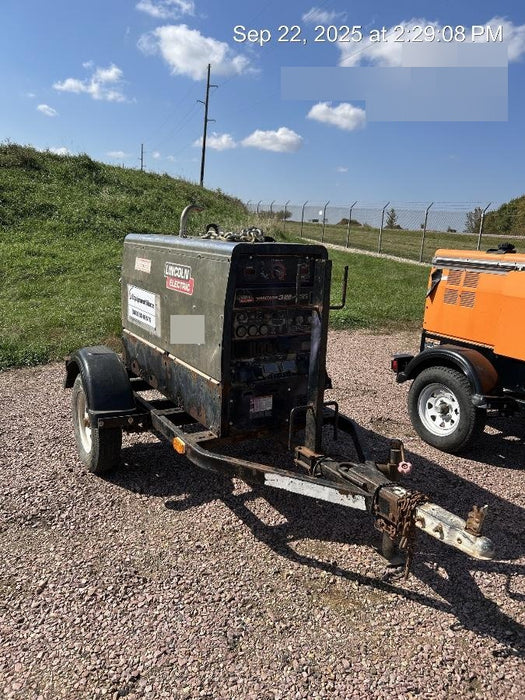 2018 Lincoln Electric Vantage 322 Lincoln Vantage 322 Welder Ready Pak 3 - Vantage 322, Trailer, Fender and light kit, Cable rack