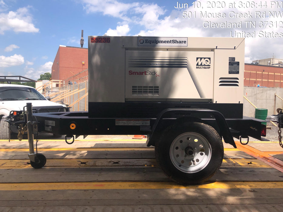2019 Multiquip DLW400ESA4 Dual Pack, Trailer Mounted