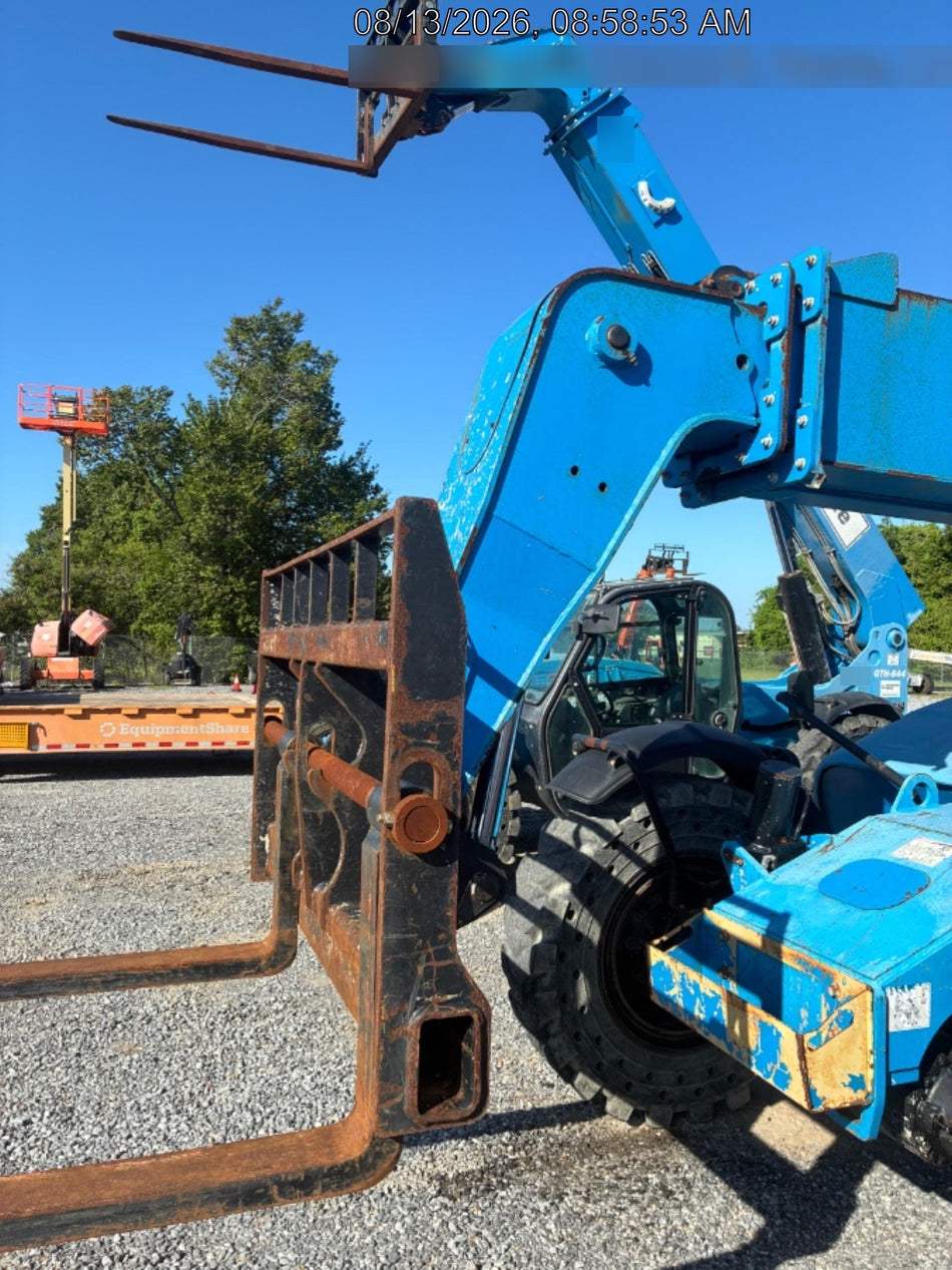 2019 Genie GTH-844 Canopy, Solid RT Tires, LED Work Lights, Beacon 60" QA Carriage, 48" Forks
