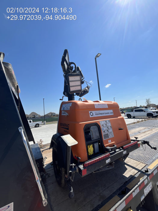 2023 Generac MLT2 Diesel, Flex Switch 120V Input, Powerzone Controller, 
(4) 320W LED Lights, 4kW Generator, 39.9 Gal Fuel Tank, 2" Ball, T3