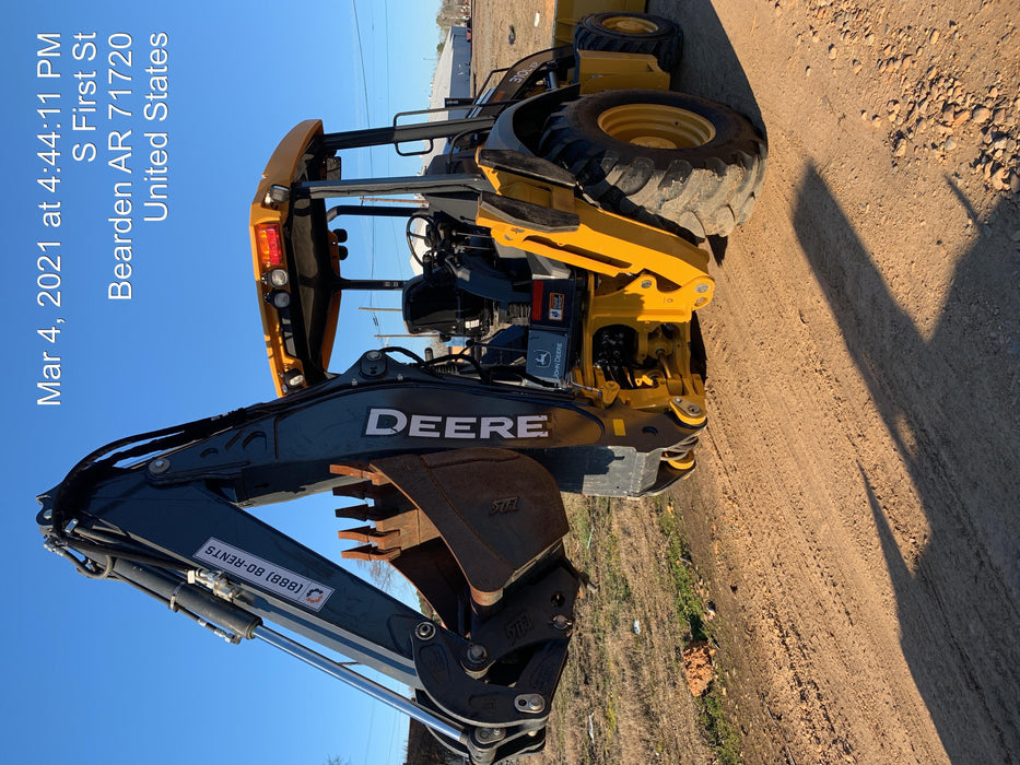 2020 John Deere 310LEP Canopy, 4WD, Standard Stick, Pilot Controls, 2 Way Hydraulics, TAG Manual QC