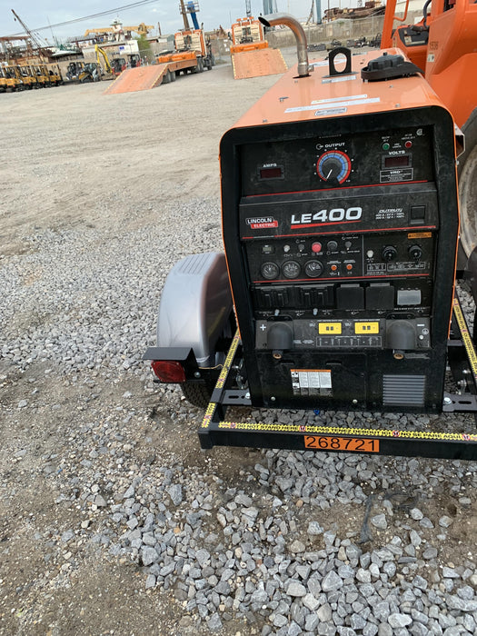 2022 Lincoln Electric LE400 Kubota V1505, Trlr, Cable Rack, Light Kit, ES Decals, T3