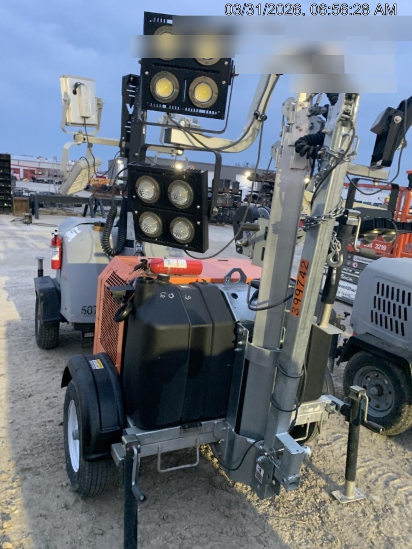 2024 Wanco WLTT-4MM4K Diesel, Deep Sea Controller, Shore Power Plug, Auto Start, (4) 350W LED Floodlights, 4kW Generator, 60 Gal Fuel Tank, 2" Ball, T3