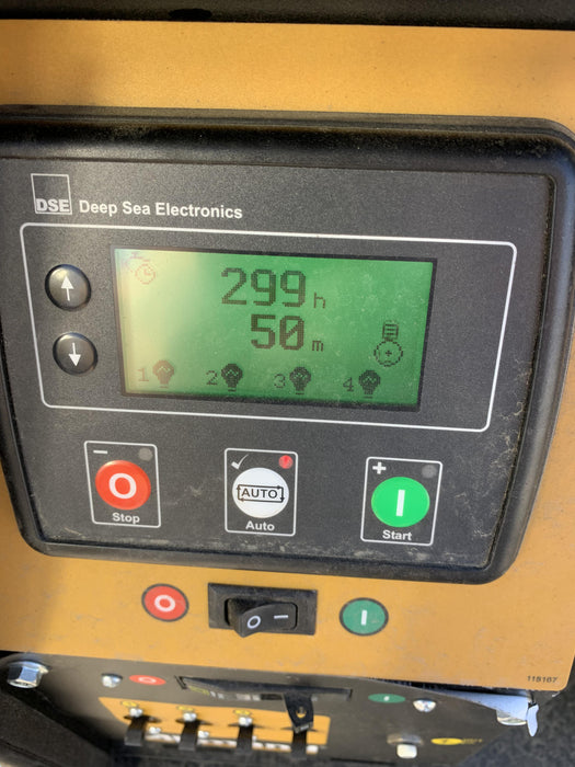 2020 Allmand NLV3GR (4) LED Light Fixture 350W, 23' Vertical Mast, 3kW Prime, Towable, Deep Sea L401, Leveling Jacks, Yanmar T4F 5.8hp