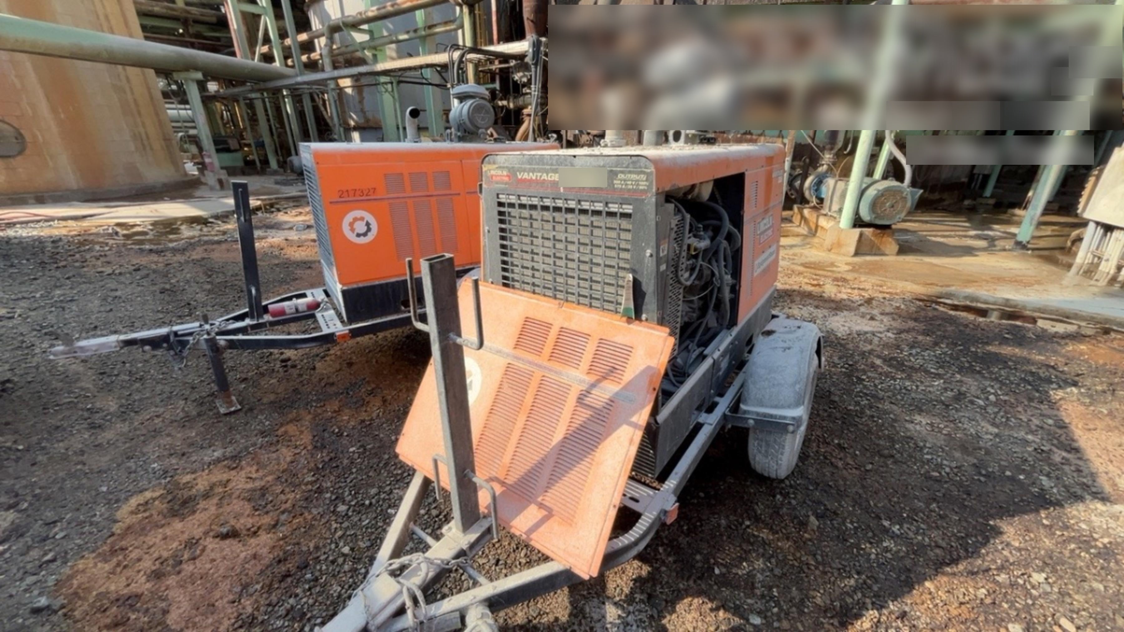 2021 Lincoln Electric Vantage 549X Ready Pak 3, ORANGE (includes trailer, cable rack, fender light kit)