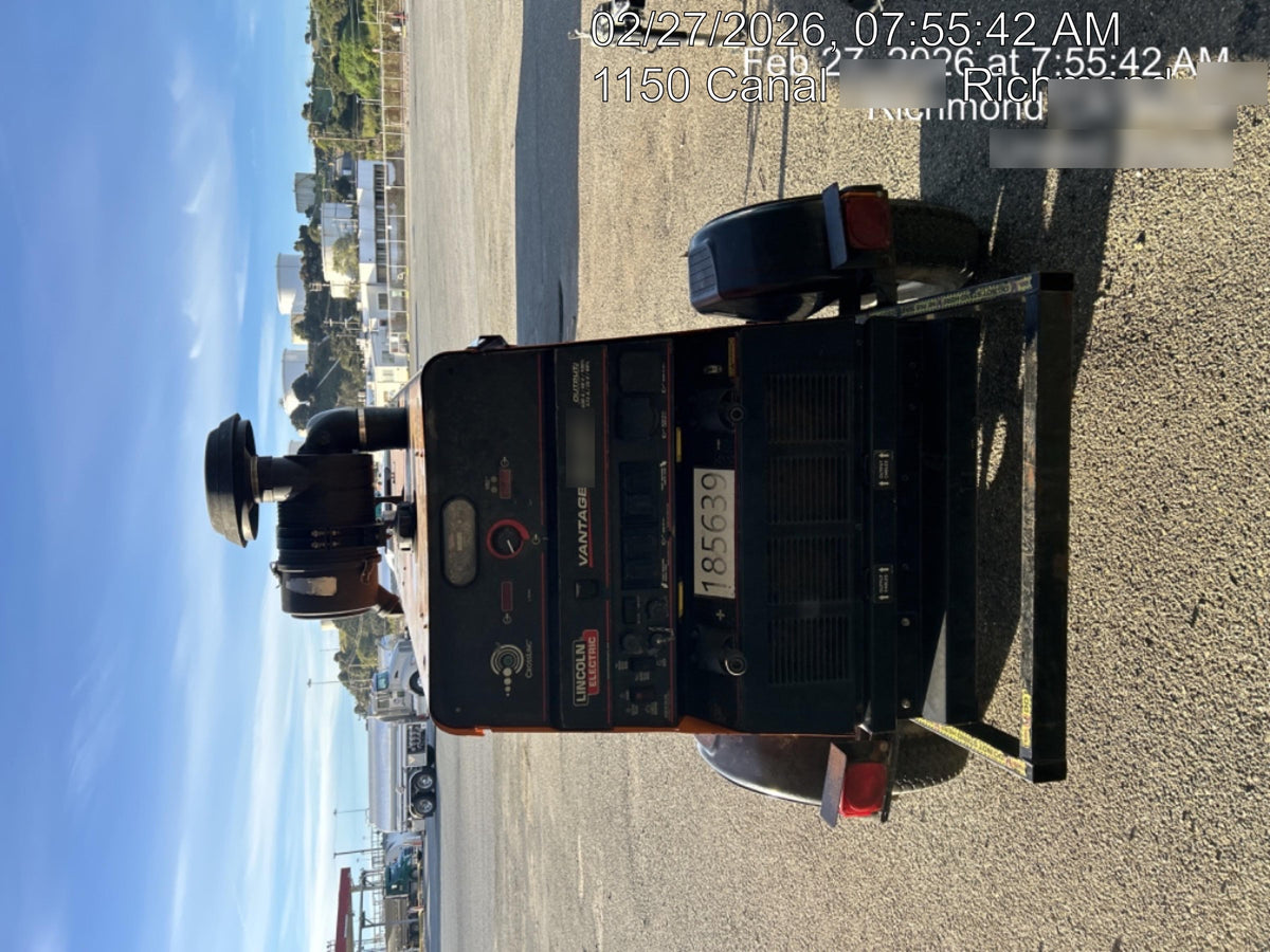 2021 Lincoln Electric Vantage 549X Ready Pak 3, ORANGE (includes trailer, cable rack, fender light kit)