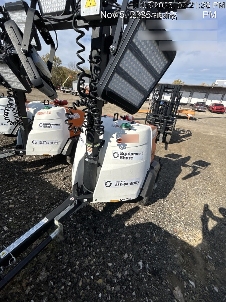 2024 Generac MLT2 Diesel, Flex Switch 120V Input, Powerzone Controller, 
(4) 320W LED Lights, 4kW Generator, 39.9 Gal Fuel Tank, 2" Ball, T3