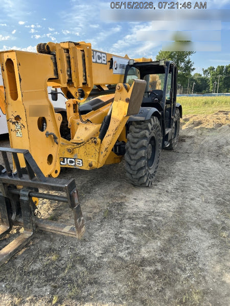 2019 JCB 510-56 Canopy, 74 HP, Solid Tires, STD Worklight, Beacon, Aux Hydraulics, Lifting Eye, Back up Alarm w/66" Carriage/60" Forks