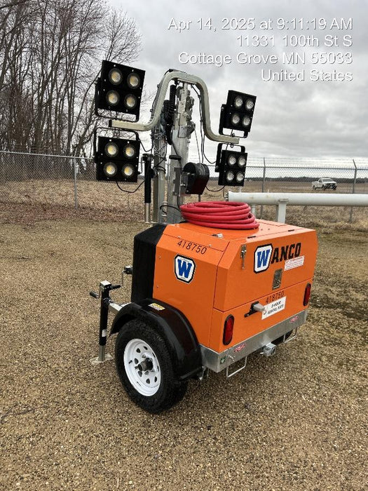 2024 Wanco WLTT-4MM4K Diesel, Deep Sea Controller, Shore Power Plug, Auto Start, (4) 350W LED Floodlights, 4kW Generator, 60 Gal Fuel Tank, 2" Ball, T3