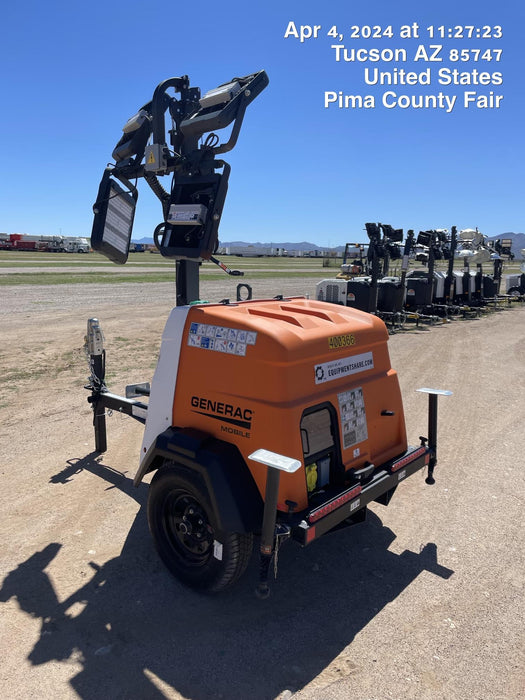 2024 Generac MLT2 Diesel, Flex Switch 120V Input, Powerzone Controller, 
(4) 320W LED Lights, 4kW Generator, 39.9 Gal Fuel Tank, 2" Ball, T3