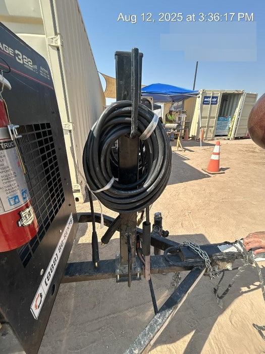 2019 Lincoln Electric Vantage 322 Ready-Pak 3, Two Wheel Trailer, Fender and Light Kit, Cable Rack