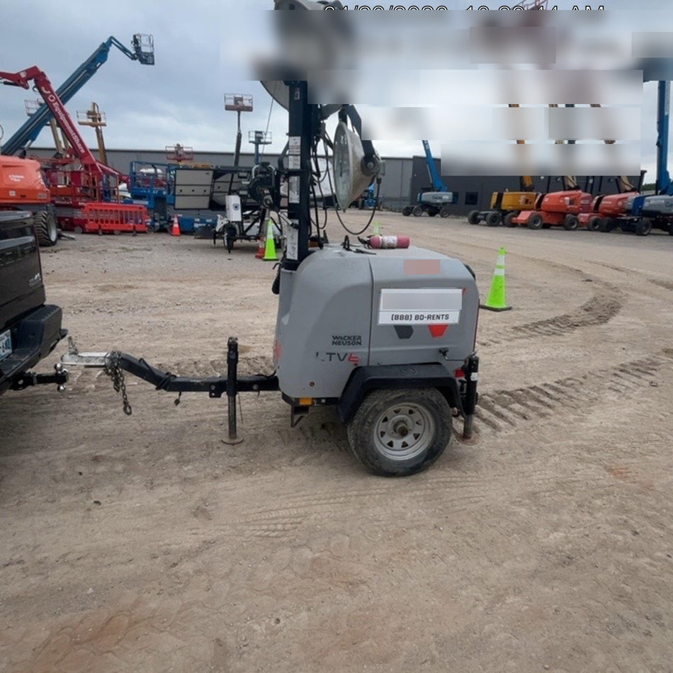 2019 Wacker Neuson LTV6L-MH Wacker Neuson LTV6L Mobile Light Tower w/Fuel Level Sensor Installed