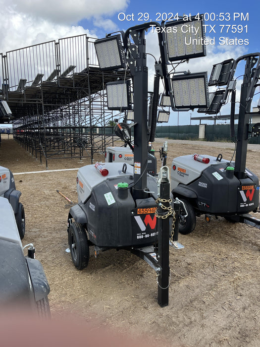 2024 Wacker Neuson LTT4 Diesel, Kohler KDW702, Deep Sea Controller, Auto Start, LED 320W, Bypass Outlet, T3